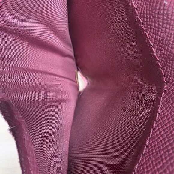 Coach Medium‎ Corner Zip Wallet Crossgrain Leather Silver Pink F52692 - Picture 14 of 15